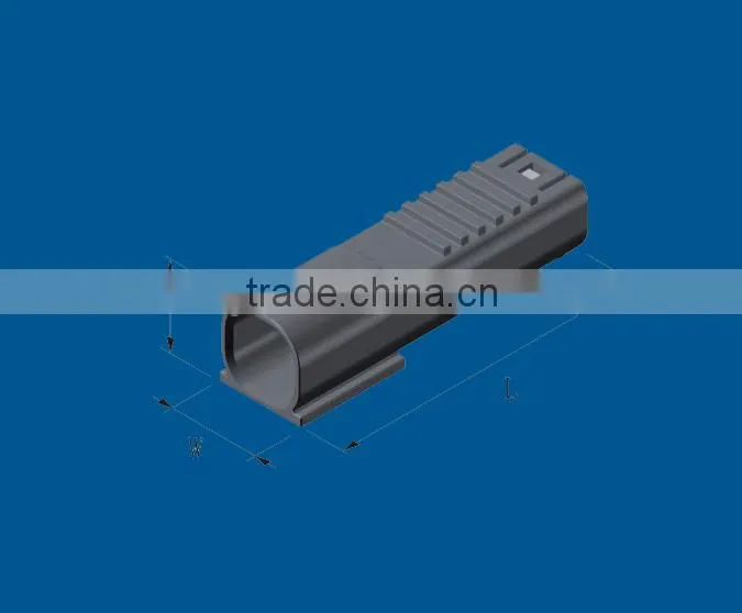 2 ways 2.2mm pitch plastic male and female wire to wire power connecting automotive connector