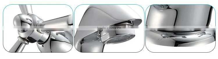2016 Brass Body Deck Mounted chrome Bathroom Sink Water Tap