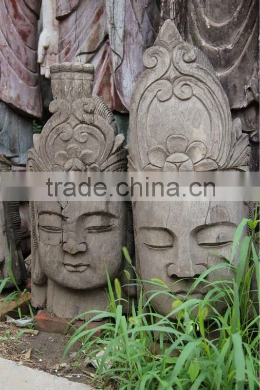 Chinese antique wooden buddha