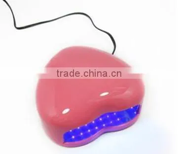 2014 New 220~240V EU Plug 3W LED Uv Lamp Nail Gel Polish Manicure uv light nail dryer with CE certificated,