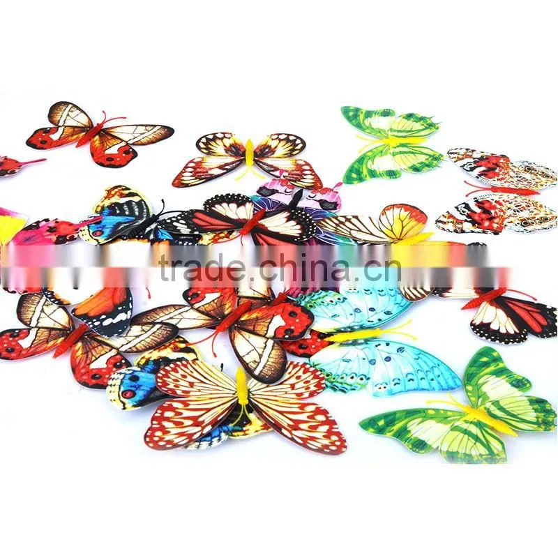 Spring Ornament 3D Purple decorative butterfly wall decor