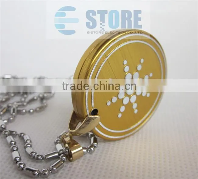 Sunflower Gold Aluminium Alloy Quantum Science Scalar Energy Pendant