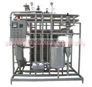 Stainless steel UHT sterilization machine for milk / juice etc
