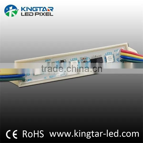 factory price waterproof ws2811 rgb led backlight led module 0.72w