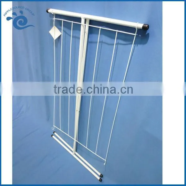 Child Safety Lock 7M 80*60.5*74cm Powder Coating Bathroom Iron Tube Cloth Rack
