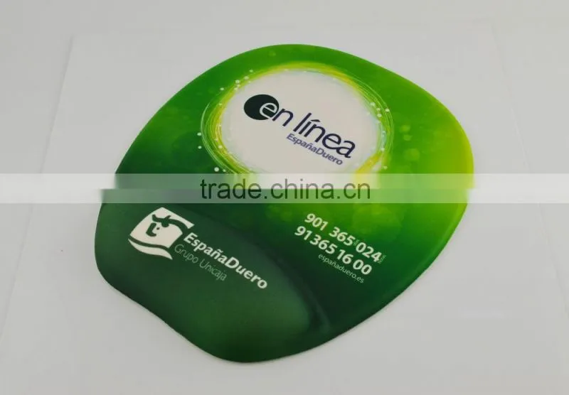 Silicon Mouse Pad With Gel Wrist Comfort Soft Support PC Notebook Laptop