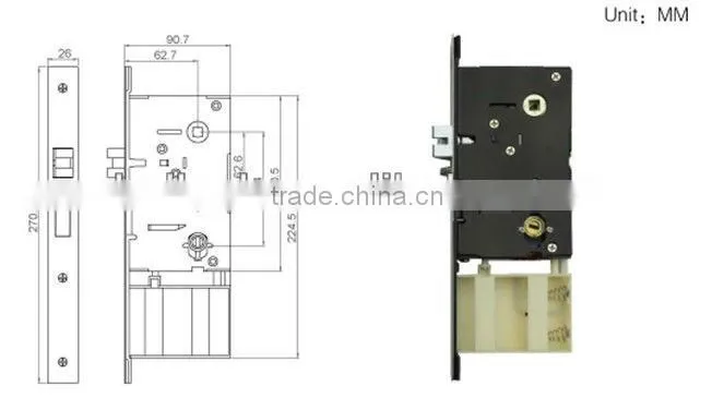 electric panel door lock hotel software