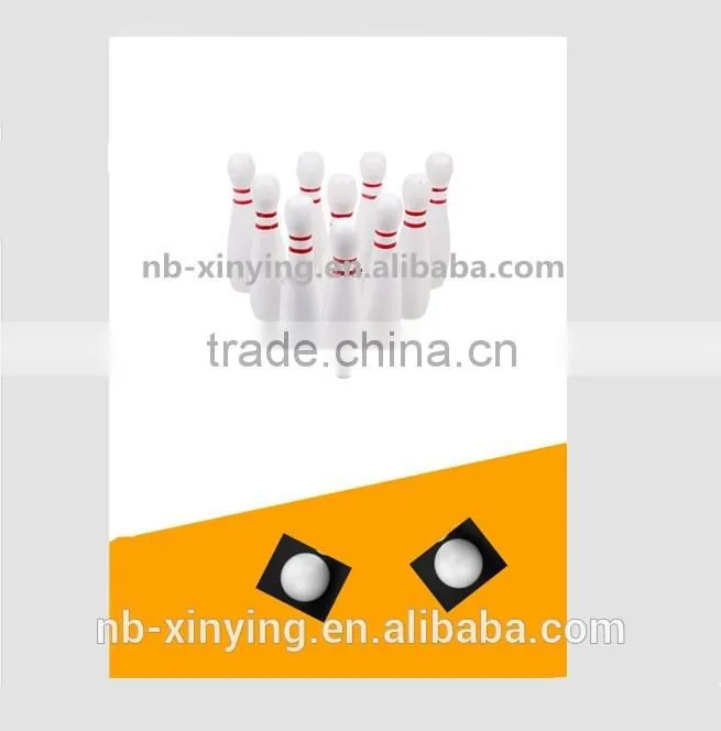 Hot selling toy bowling with 10 bowling and 2 balls high quality sports instruments