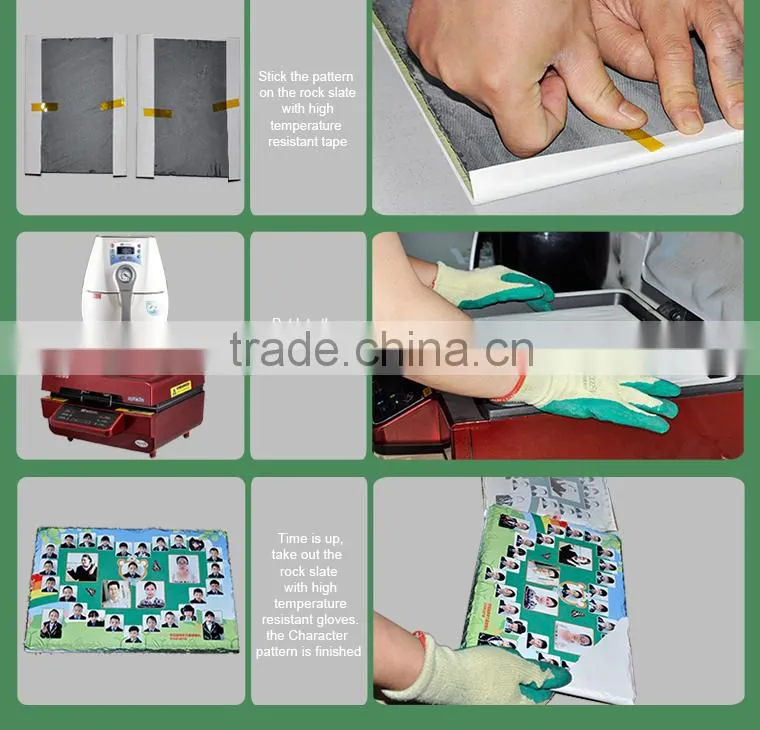 Sunmeta factory directly 3D sublimation blank rock photo SH02 20*20cm
