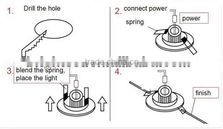 7W Epistar led downlight,3 inches led downlight,3 inches downlight