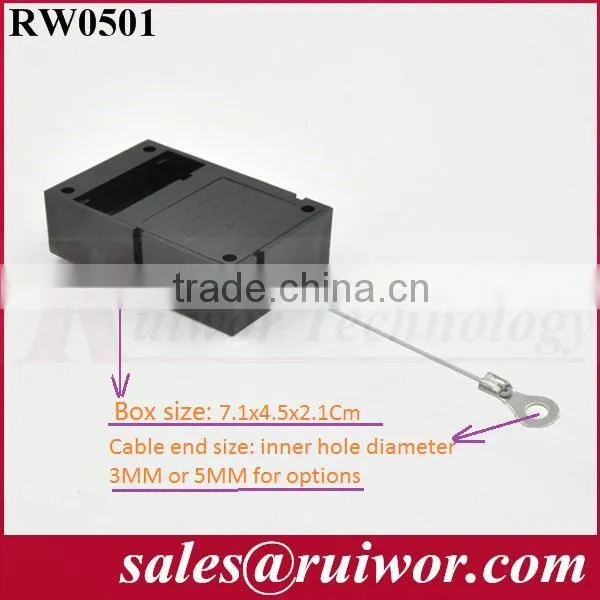 Pull box recoiler for retail Advertising Equipment display