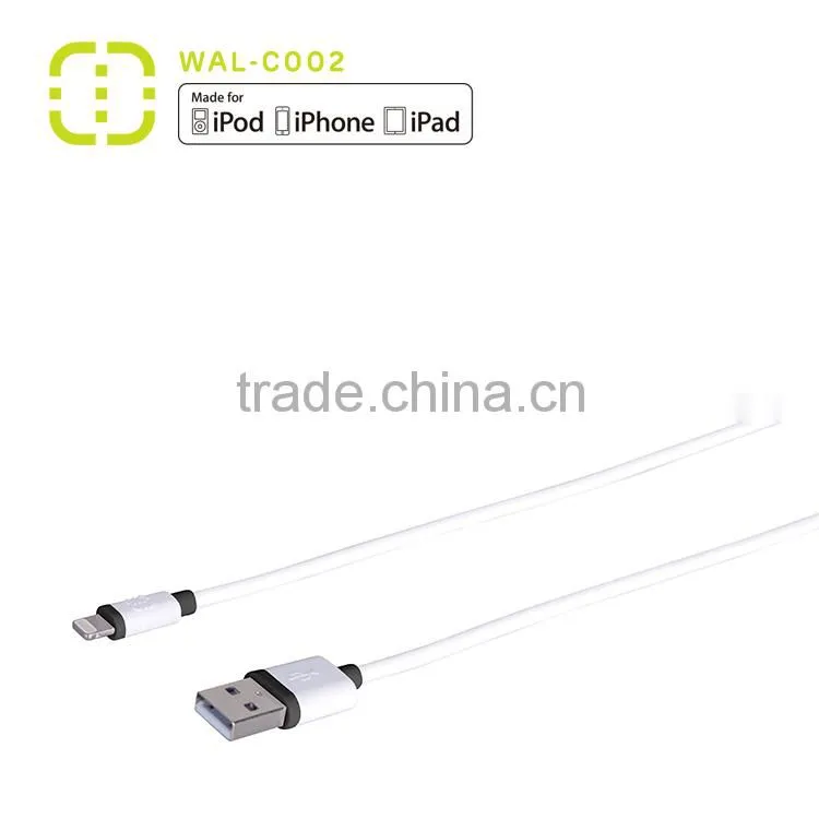 walnut brand OEM ODM mfi usb cable for apple mobile phones