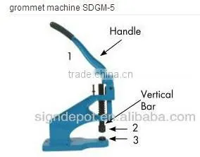 WELDON manual fabric hole Eyelet punching machine