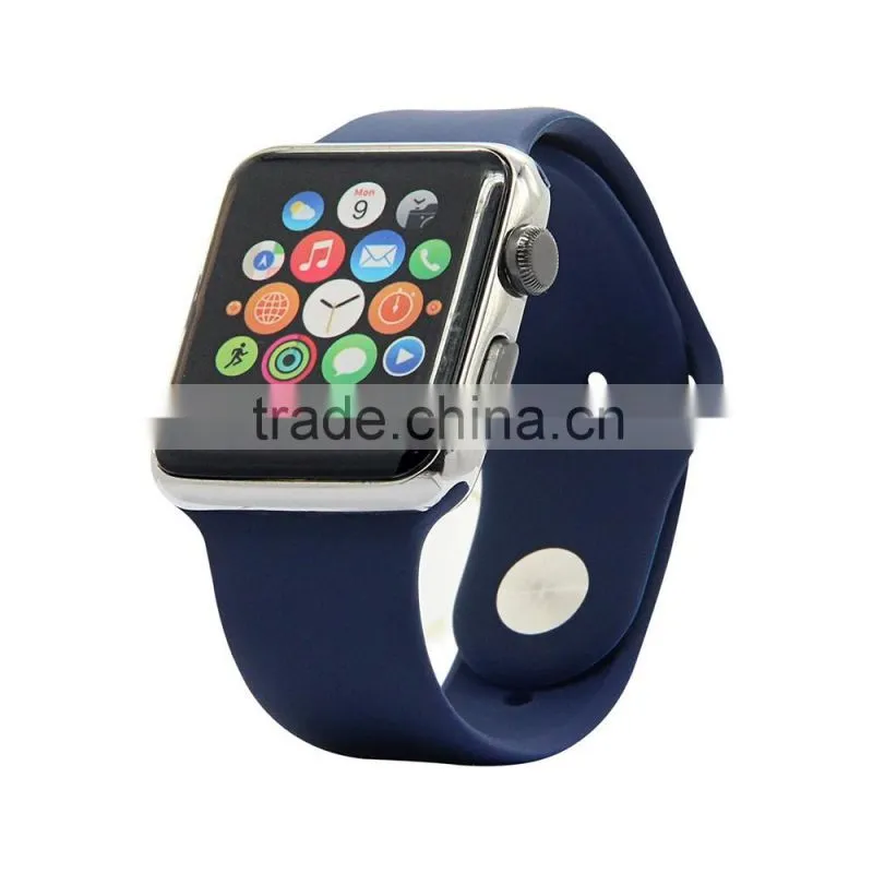 Silicone Band For Apple Watch 42mm/38mm silicone band With Connector Adapter