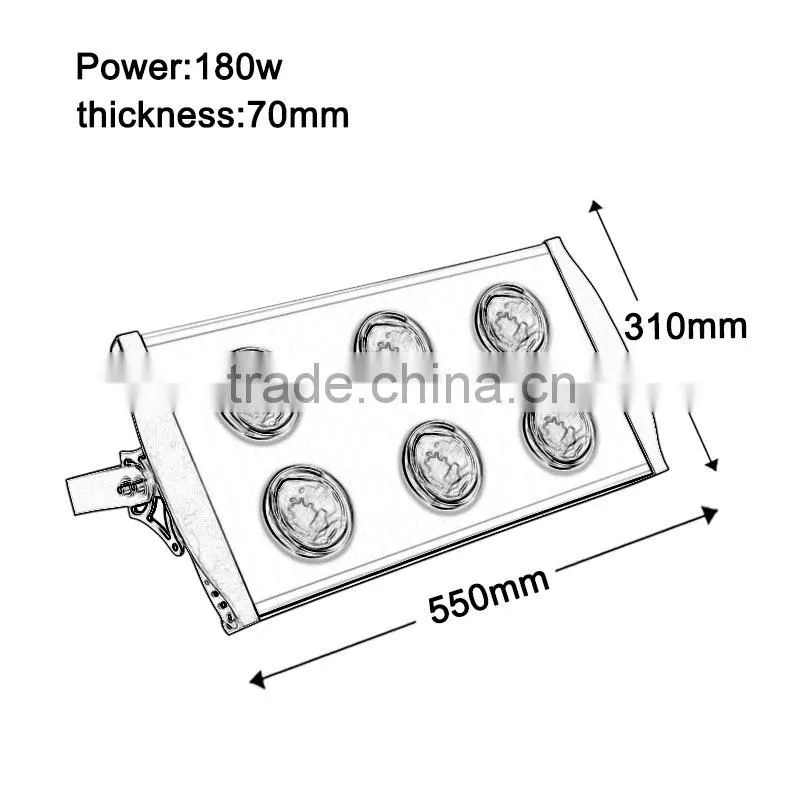 Best design 135W180w 120w LED tunnel light promotion