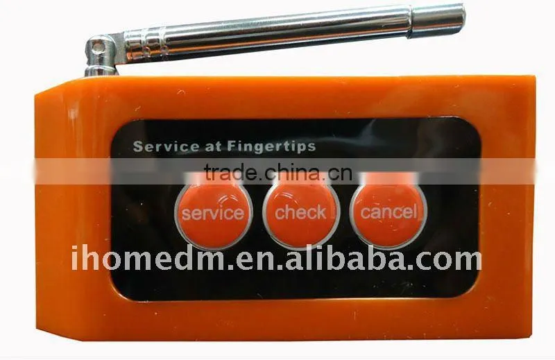 Wireless Hotel calling System urgent call button