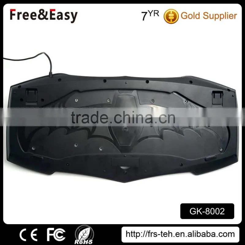 USB/PS/2 Interface Type and Wired Type Gaming Keyboard