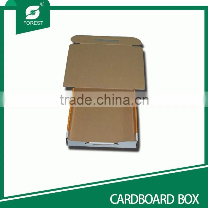 CARDBOARD PACKING BOX FLAT PACK GIFT BOX WITH HANDLE