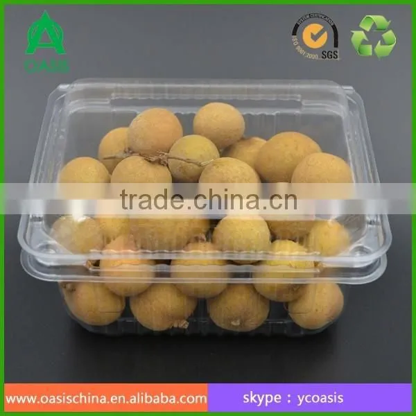 Plastic material and accept custom order vegetable packing box