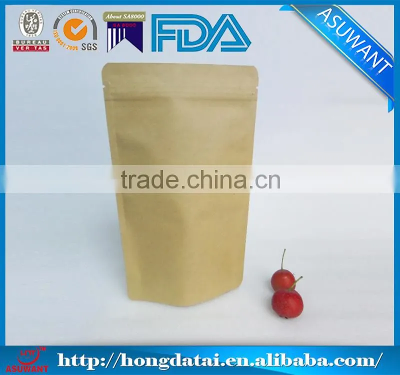 New Design Any design is acceptable Kraft Paper Bag For Coffee or tea