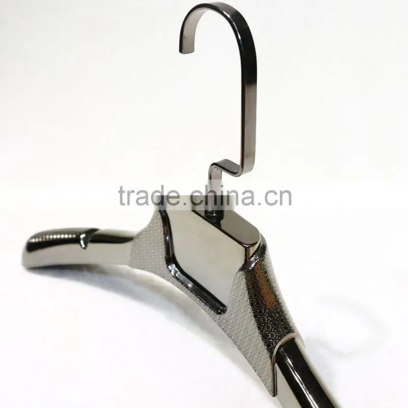 Electroplating gold plastic hanger /fancy clothes hanger