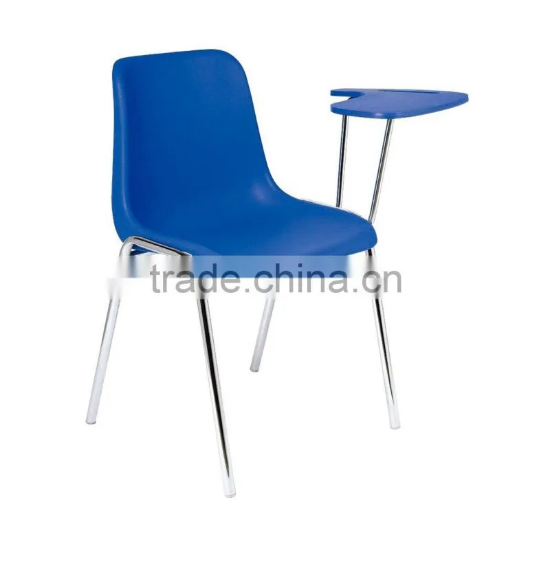 Cheap plastic student/training chair with tablet/silla plastica con tableta1021