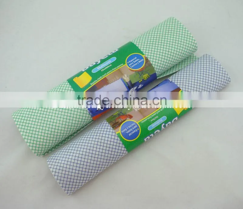 Super water absorbent non-woven printed floor duster cloth