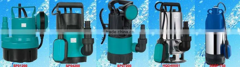 portable and cheap Garden float switch submersible sump pump