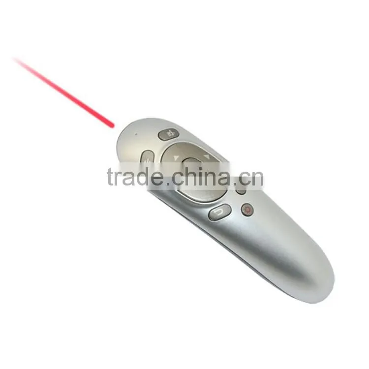2.4 G fancy laser wireless presenter with air mouse remote control for business gift