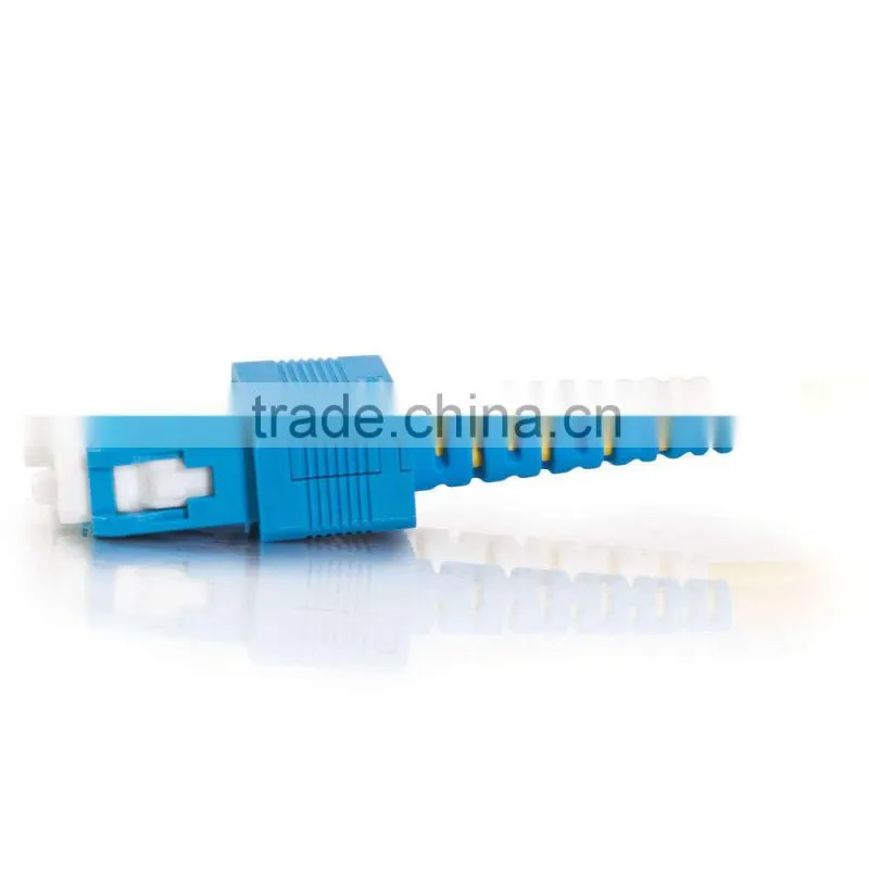SC-SC 9/125 OS1 Duplex Singlemode PVC Fiber Optic Cable (LSZH) - Yellow