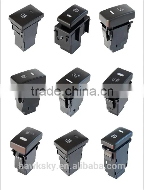 Fashion Design customed Modern Light Switches Fog Lamp Toyata Switch