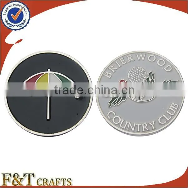 customize stamped cut out bronze metal plating military coin euro