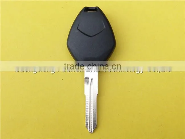 Blank Replacement 2 Buttons Uncut Right Groove Blade Remote Key Blank Mistubishi Car Key
