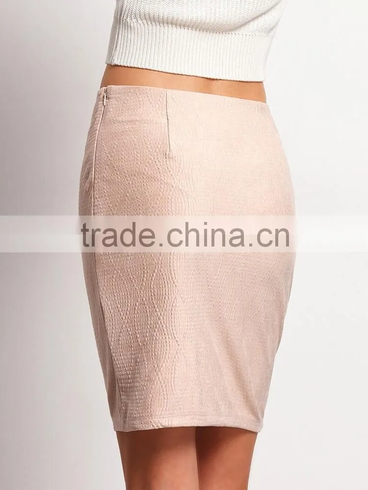 New slim fit elegant ladies office skirt suit