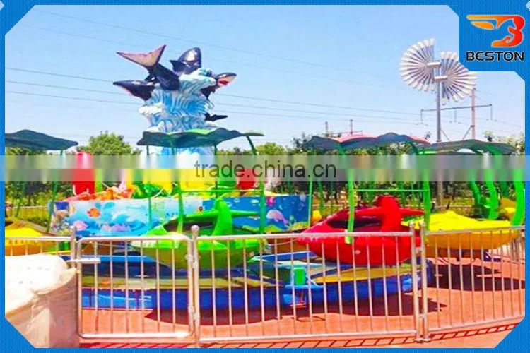 Outdoor Playground Amusement Electric Fighting Shark Island Ride
