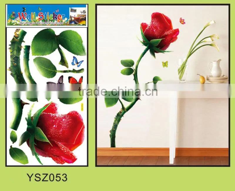 custom kitchen decoration removable butterfly wall sticker/3d wall sticker for home decoration