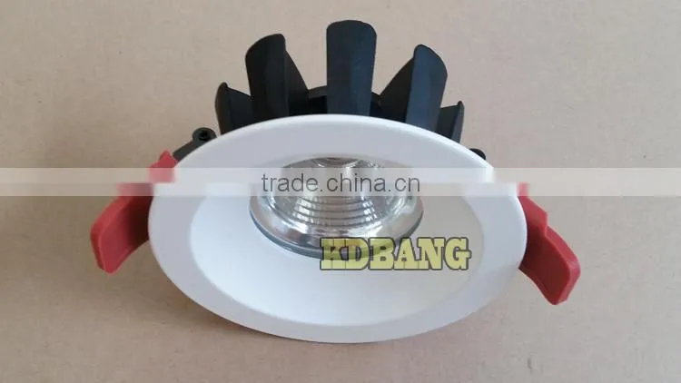Ceramics material chip cob led downlight dimmabl