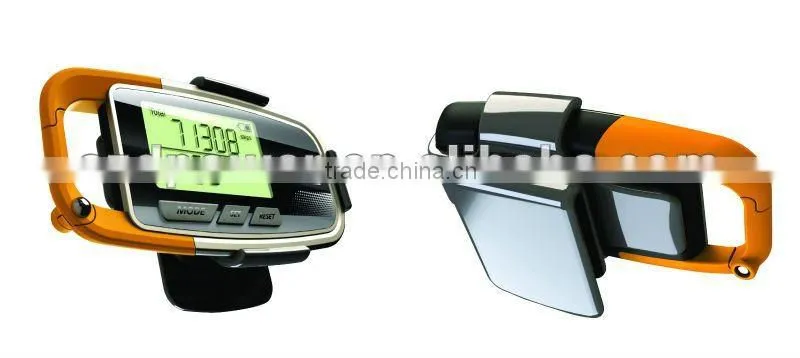 3D Accelerometer Pedometer with G-sensor memory