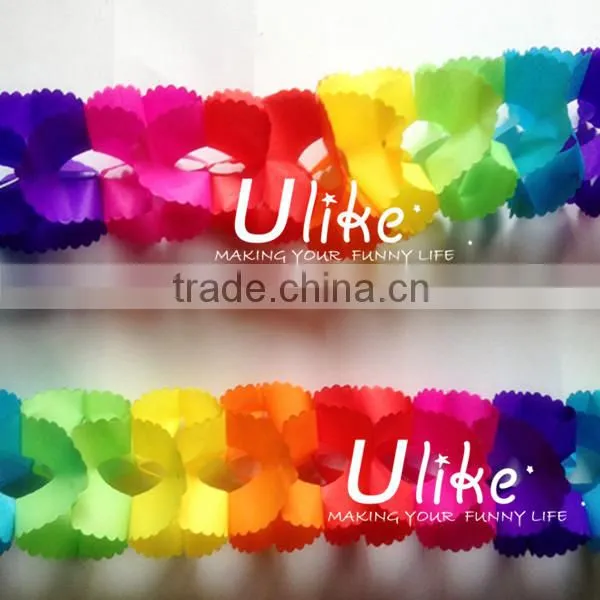 New Birds party garland paper decoration tissue bear honeycomb paper garland