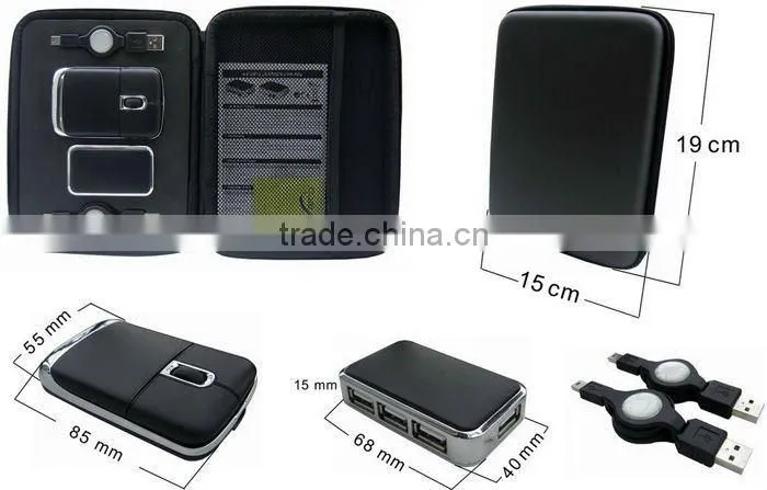 USB computer set white leather for high class premium gifts set