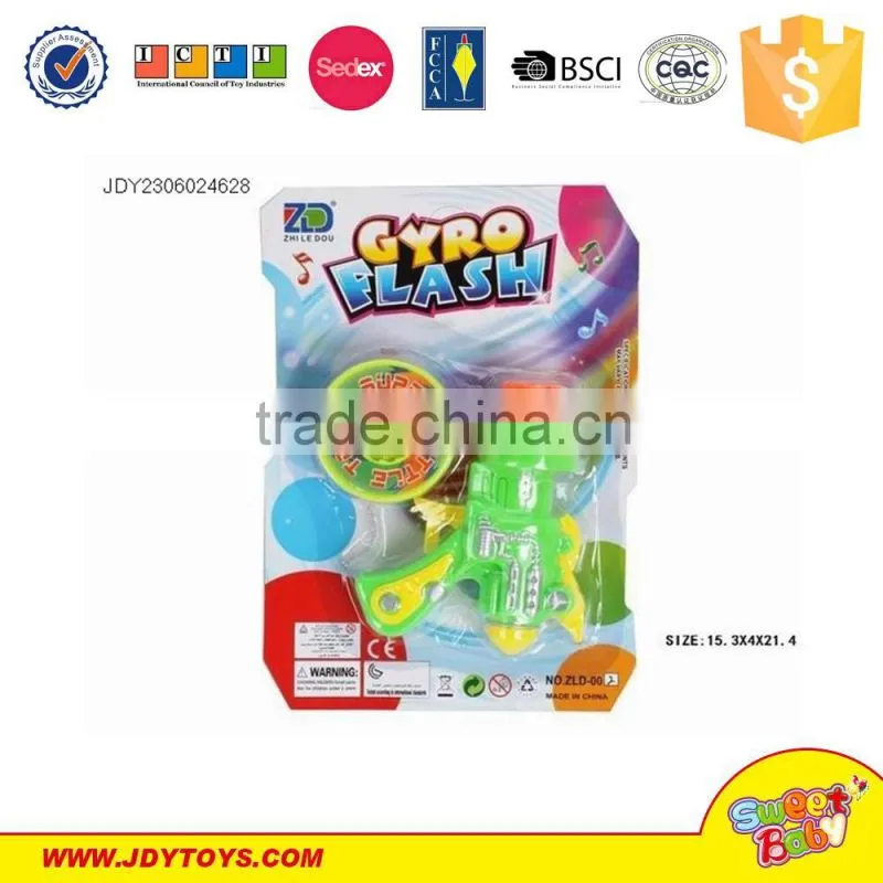 Promotional toys peg-top toys with frisbee