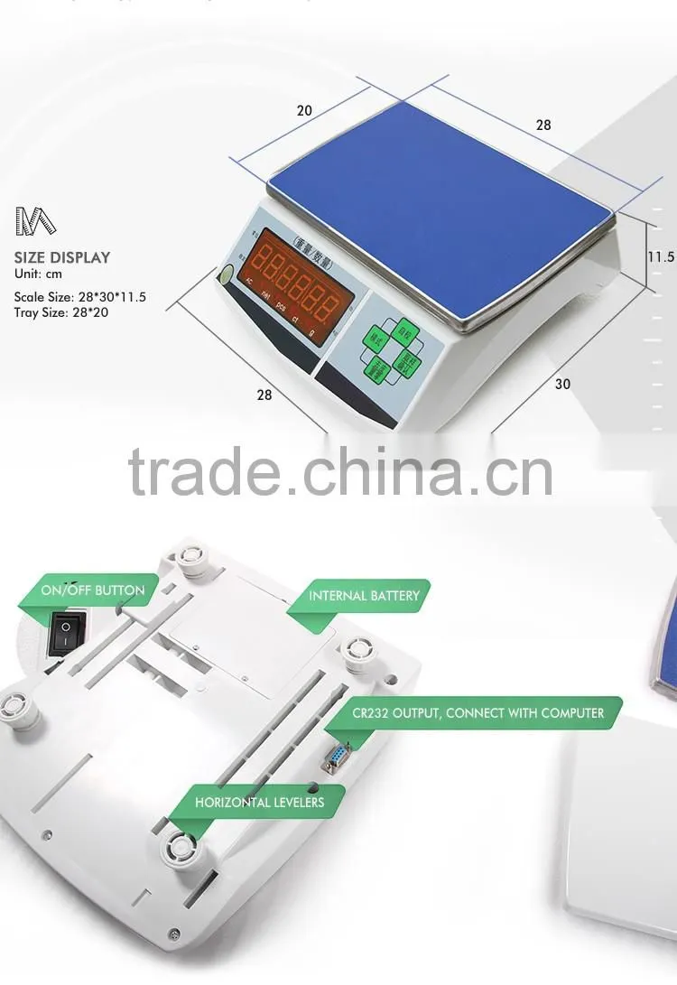 High Quality 5Kg Digital Counting Table Scale UW-T002