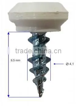 Nipple Screw With Plastic Head NIP117 for Aluplast, SKS, Menke