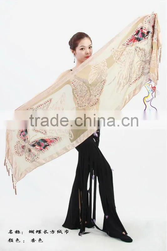 SWEGAL perfessional 2013 wholesale belly dance silk fan veil