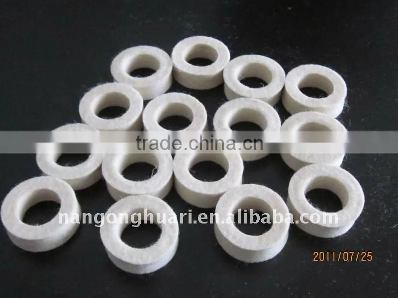 6" wool felt seals pad