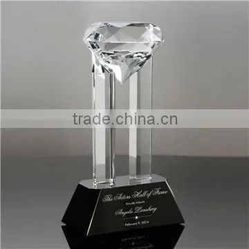 Diamond Cut Glass Crystal Awards Showpiece/Promotional Souvenir