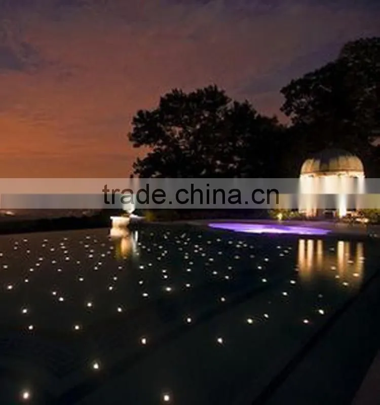 4mm underground end glow fiber optic twinkle star ceiling kits for swimming pool