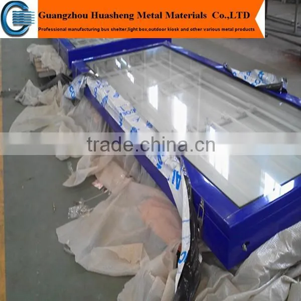 prefab outdoor advertising scrolling light box /outdoor acrylic scrolling light box