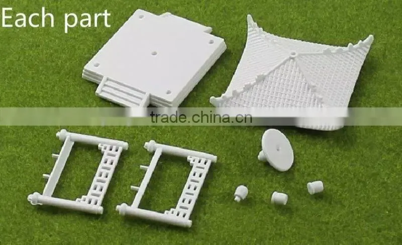 scale model buidlingsin articial crafits park model