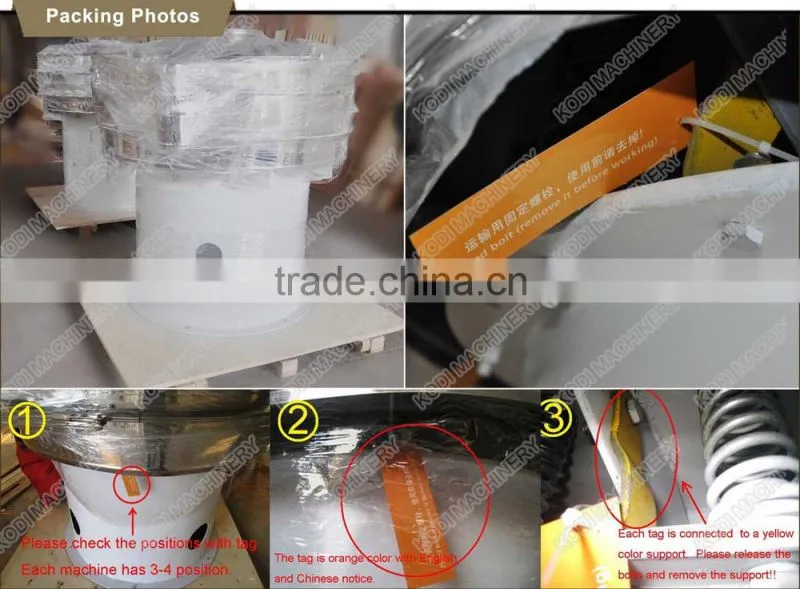 Hot Sale Carrageenan Vibrating Screener Vibrating Sifter Machine